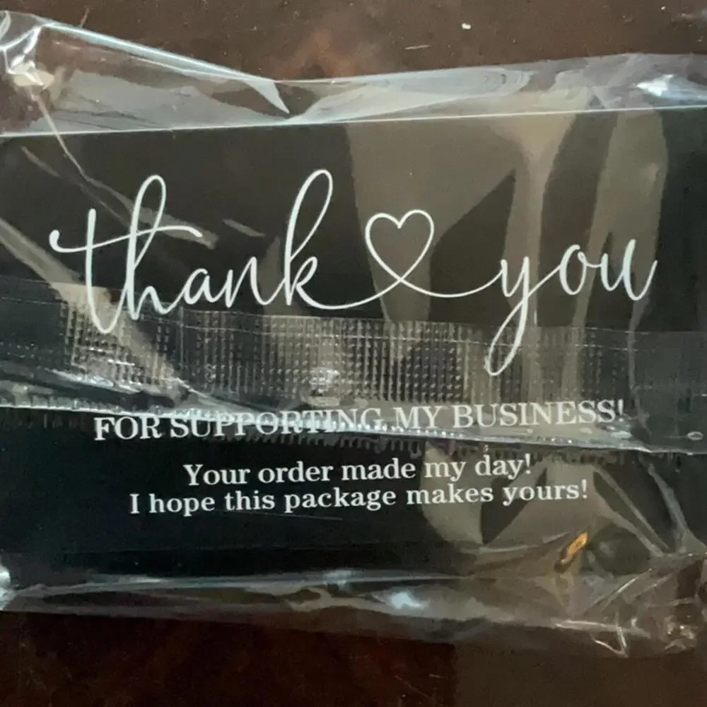550 Thank you business cards and stickers